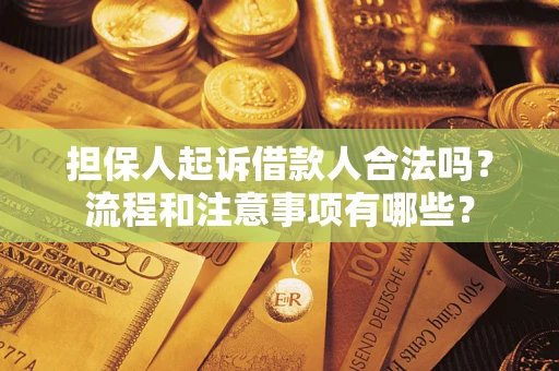 济南担保人起诉借款人合法吗？流程和注意事项有哪些？