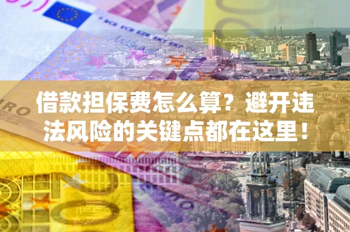 济南借款担保费怎么算？避开违法风险的关键点都在这里！