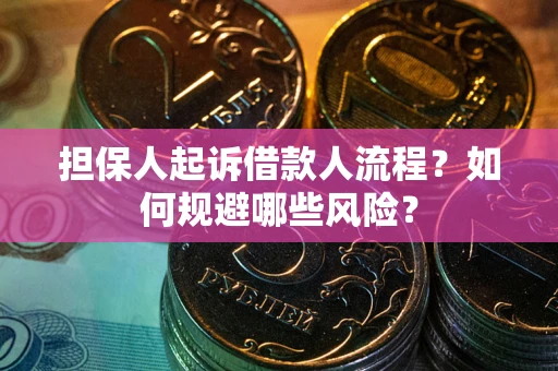 济南担保人起诉借款人流程？如何规避哪些风险？
