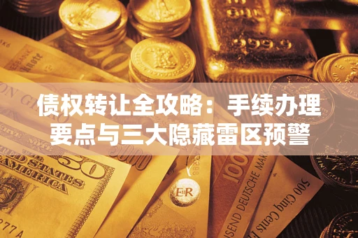 济南债权转让全攻略：手续办理要点与三大隐藏雷区预警